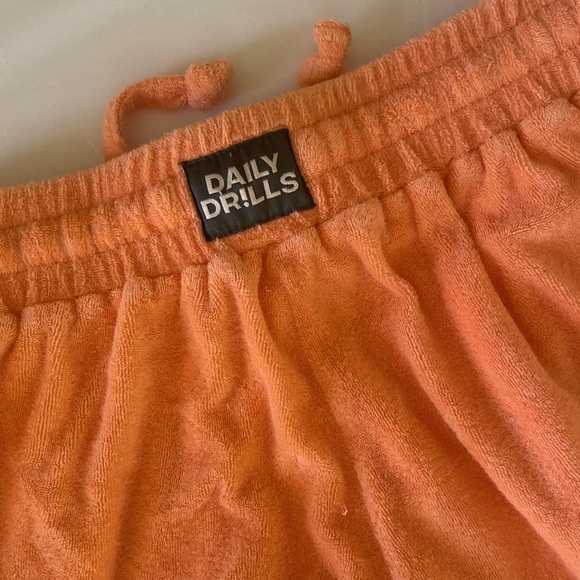 Daily Drills Other - Daily Drills Towel Terry Shorts in Orange